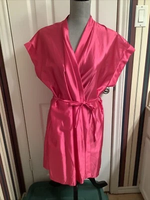 Bata Julie Niña Vintage Años 70 Mujer Grande Rosa Floral Cinturón Sin Mangas Bolsillo Foto 1 de 4