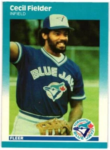 1987 Fleer Update #U-31 Cecil Fielder - Picture 1 of 2