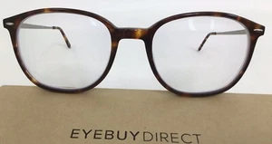 Eyebuydirect Eros 52-20-150 C2 Tortoise Acetate Metal Eyeglasses FRAMES ONLY E57 - Picture 1 of 7
