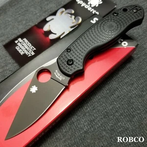 Hoja recubierta DLC ligera Spyderco Para 3 CTS-BD1N C223PBBK - Imagen 1 de 5