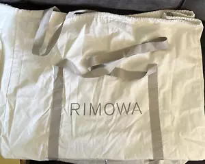 RIMOWA Huge Tote Bag Luggage Canvas H 23" X D 13"X W 31" White/Gray Laundry - Picture 1 of 5