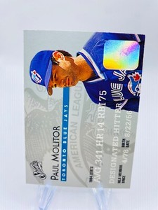 1995 Donruss Studio- Paul Molitor #10- Toronto Blue Jays