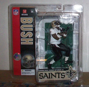 Figura de fútbol americano McFARLANE NFL 14 REGGIE BUSH CHASE VARIANTE NUEVA ORLEANS SAINTS - Imagen 1 de 2
