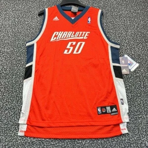 Charlotte Bobcats Okafor #50 Jersey Shirt Youth XL 18-20 Adidas V-Neck New - Picture 1 of 7