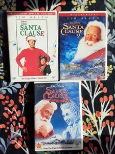 WALT DISNEY THE SANTA CLAUSE DVD 1 2 & 3/TIM ALLEN/MARTIN SHORT - Picture 1 of 2