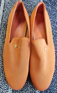FOEVTRUE Men's Loafers Fashion Luxury Business Wally Woven Shoes, Orange, Sz 14 - Picture 1 of 9