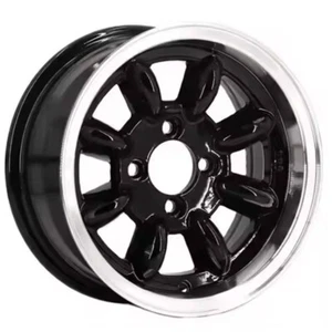 13'' wheels 13x7.0J with PCD 4x114.3 HYPER SLIVER /DIAMOND CUT MACHINE LIP rims - Picture 1 of 4