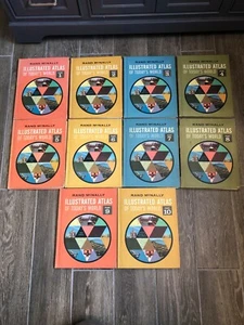 10x 1962 Rand McNally Illustrated Atlas of Today's World Volumes 1-10 - Picture 1 of 12