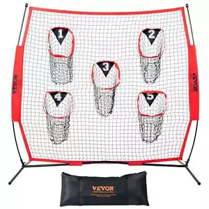 VEVOR 8 x 8 ft Football Trainer Throwing Net, Training Throwing Target Practice - Picture 1 of 7