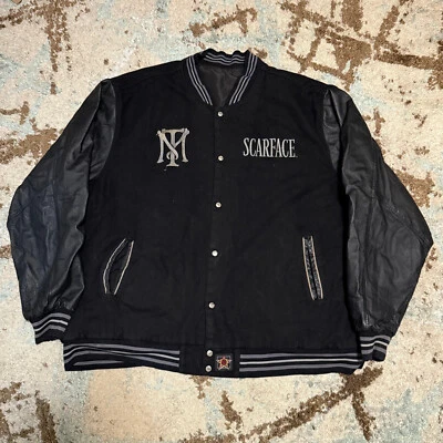 Vintage Scarface JH Designer Reversible Racing Jacket Size 6XL (Fits 3XL) Y2K - Image 1 of 4