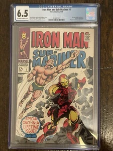 Iron Man and Sub-Mariner #1 1968 Marvel Comics CGC 6.5 - Picture 1 of 4