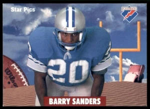 1991 Star Pics #2 Barry Sanders - Picture 1 of 2