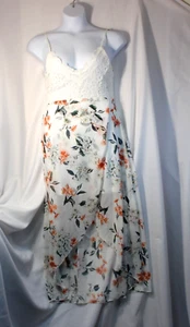Blooming Jelly Junior Sz L Spaghetti Strap Floral Sundress Slip Dress Summer - Picture 1 of 11