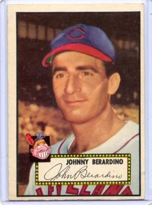 1952 TOPPS BASEBALL #253 JOHNNY BERARDINO, CLEVELAND INDIANS, SET BREAK 062217 - Picture 1 of 1