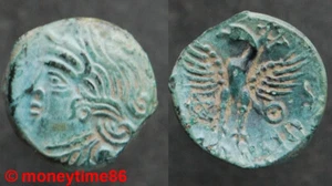 Gallier Les Bituriges Bronze VANDIINOS mit Adler und Pentagramm, sehr schön - Bild 1 von 1