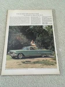 Anuncio de revista Chevy Bel Air 1960 vintage - Imagen 1 de 1