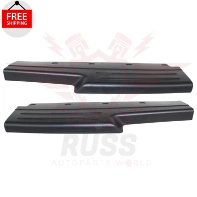 New Rear Bumper Step Pad Black Plastic 2PC Set Fits 2002-2007 Jeep Liberty Sport Foto 1 de 4