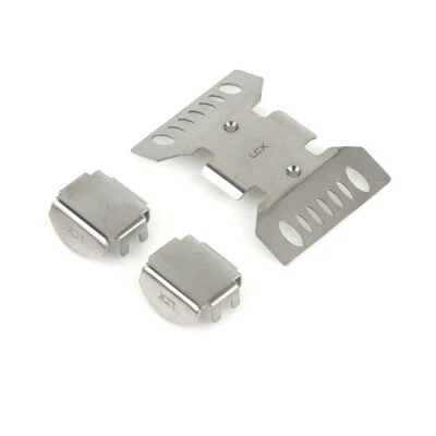 LCX Stainless Steel Chassis Armor Skid Plate Guard Axle for Axial SCX10 III - Image 1 of 3