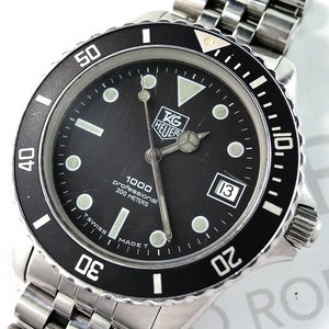 TAG Heuer Professional 1000 200m 980.013B Used watch QZ Mens 100%Authentic W974