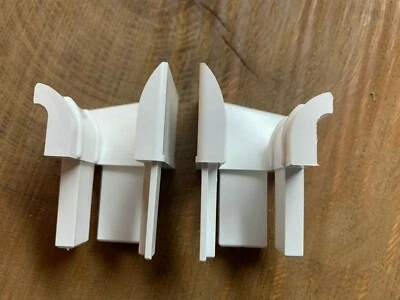 1 Paar Rehau Rollladen Einlauftrichter 248666 R / 248676 L Weiß -REHAU SET-