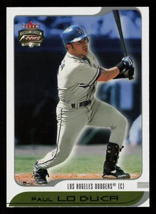 2002 Fleer Focus Jersey Edition #58 Paul Lo Duca Los Angeles Dodgers - Picture 1 of 2