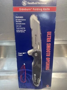 SMITH & WESSON   SIDEBURN FOLDING KNIFE #613 - Picture 1 of 2