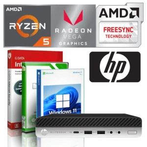 HP Mini Gaming PC AMD Ryzen 5 32GB 2TB SSD Radeon RX Vega Computer Windows 11 - Bild 1 von 16