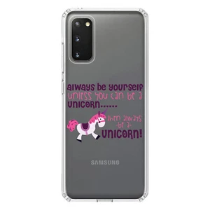 Funda Transparente para Galaxy S (Elige Modelo) Siempre Tú A menos que puedas Unicornio - Imagen 1 de 12