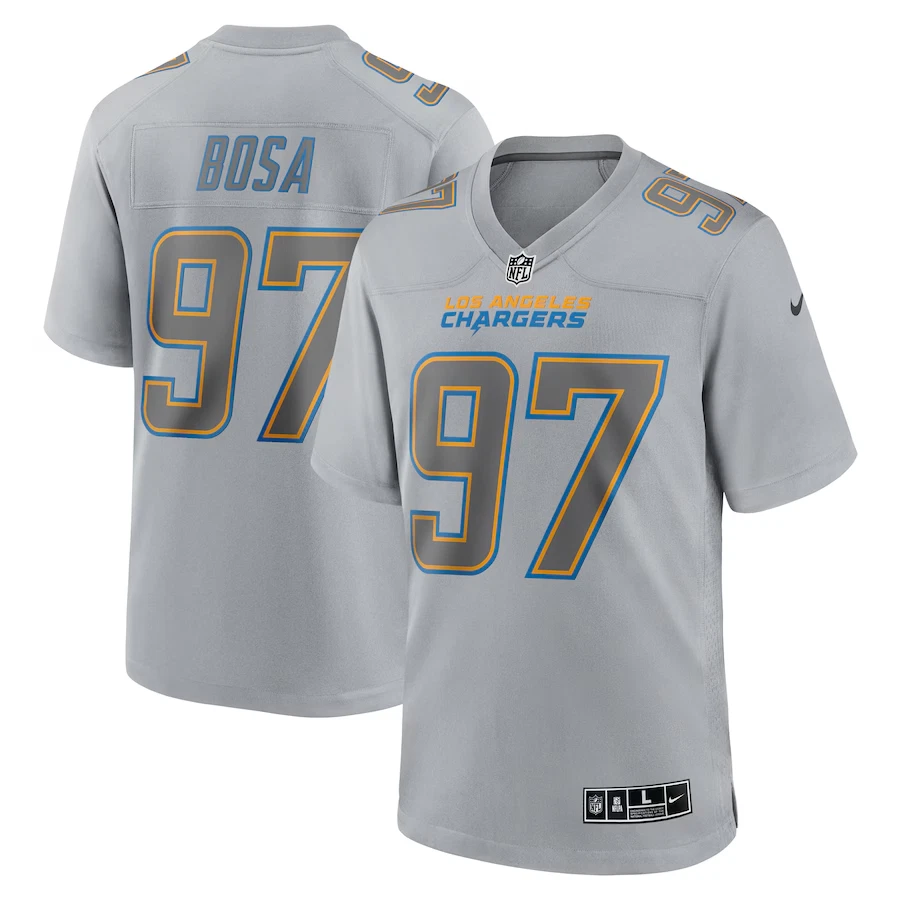 Nike Joey Bosa #97 Los Angeles Chargers Kids Jersey Gray Size Large
