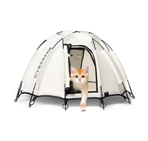 Cyberpaw Premium Cat & Dog Bed Portable Pet Tent Outdoor Indoor Cat Cave Carrier - Picture 1 of 3