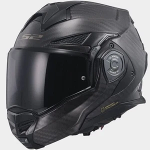 CASCO MOTO LS2 ADVANT X FF901 CARBON SOLID REVERSIBILE MODULARE APRIBILE LUCIDO - Foto 1 di 5