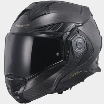 CASCO MOTO LS2 ADVANT X FF901 CARBON SOLID REVERSIBILE MODULARE APRIBILE LUCIDO - Immagine 1 di 4
