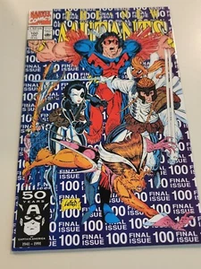 The New Mutants – SIGNED by Fabian Nicieza ! FINAL ISSUE, Vol 1 #100, April 1991 - Picture 1 of 8
