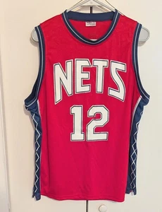 New Jersey Nets Nenad Krstic Jersey Mens Size S Red Brand New World Products - Picture 1 of 7