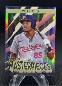 JAMES WOOD ROOKIE REFRACTOR BOWMAN 1st Year CHROME Masterpiece ๐ฅ RARE ๐ฅ - Picture 1 of 4