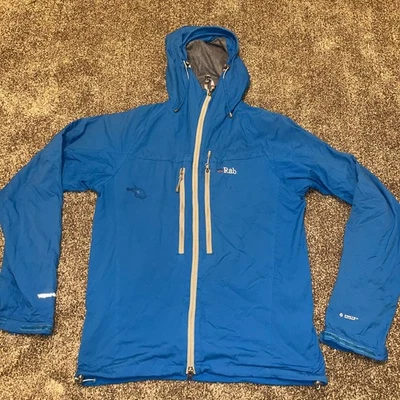 Rab Vapour-Rise Lite Alpine Jacket Mens Medium Blue Pertex Equilibrium Full Zip - Image 1 of 4