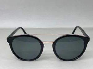 Gafas de sol Warby Parker/marco de gafas Laney 7100 negro redondo dorado 51-22-145 - Imagen 1 de 12