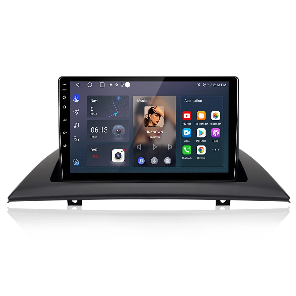 Car Stereo Apple CarPlay For BMW X3 E83 2004-2012 Android 14 Radio GPS WiFi RDS - Image 1 of 4