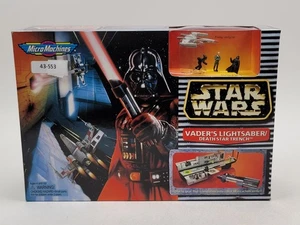 Micro Machines Star Wars Adventure Gear Vader's Lightsaber/ Death Star Trench - Picture 1 of 7