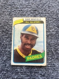 1980 Topps Dave Winfield (HOF) #230 - San Diego Padres - Picture 1 of 2