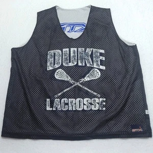 TEAM ISSUED Duke Blue Devils lacrosse STX reversible practice jersey Men's XL - Picture 1 of 8