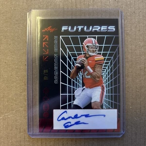 2024 Leaf Futures Autogramme Cameron Edge #A-CE1 rot 47/49 (AU, RC) - Bild 1 von 2