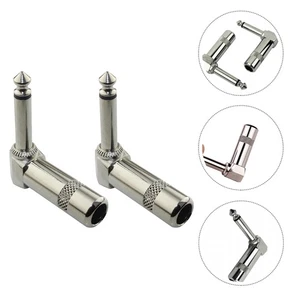 Cable de guitarra eléctrica 2 piezas enchufe línea de conexión piezas accesorios - Imagen 1 de 12