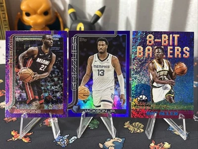25-26 NBA Flagship Basketball Topps Purple / Blue Foil #d/250 3 Card Lot READ!! - Image 1 of 4
