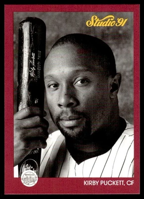 1991 Studio Kirby Puckett Minnesota Twins #90 - Image 1 of 2