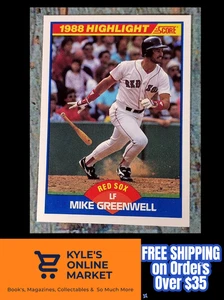 Mike Greenwell Red Sox 1989 Score 1988 Highlight #659 - Picture 1 of 5