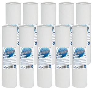 10pk 1 Micron Sediment Water Filter Aquafilter FCPS1 LIFF NSW1 10" x 2.5" - Picture 1 of 2
