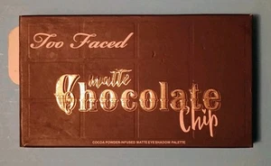 TOO FACED Matte Chocolate Chip 100% AUTHENTIC with 11 Shades Eye Shadow - Picture 1 of 9