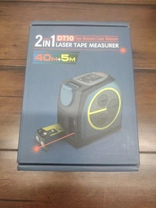 DTAPE 2in1 Laser Tape Measure DT10 Laser Measurement 131Ft, Tape Length 16Ft - Picture 1 of 2