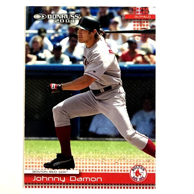 Johnny Damon 2004 Donruss Card #91 MLB Boston Red Sox - Image 1 of 2